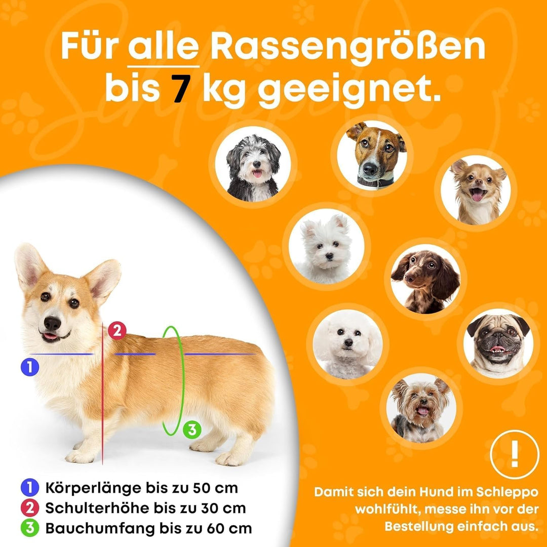 Hunderucksack bis 7kg | Rucksack für Hunde | Extrem hoher Atmungsaktiver Hunde Rucksack zum Wandern,