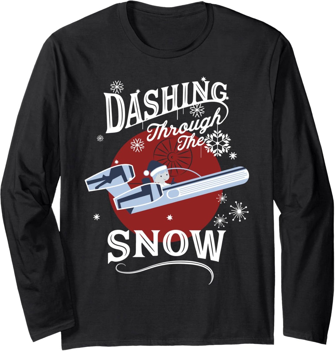 Star Wars Luke Dashing Through Snow Christmas Langarmshirt