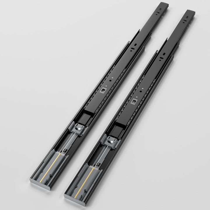 AOLISHENG Kugellager Schubladenschienen softclose 450mm, schwere Belastbarkeit 45 kg, 5 Paar (10 Stü