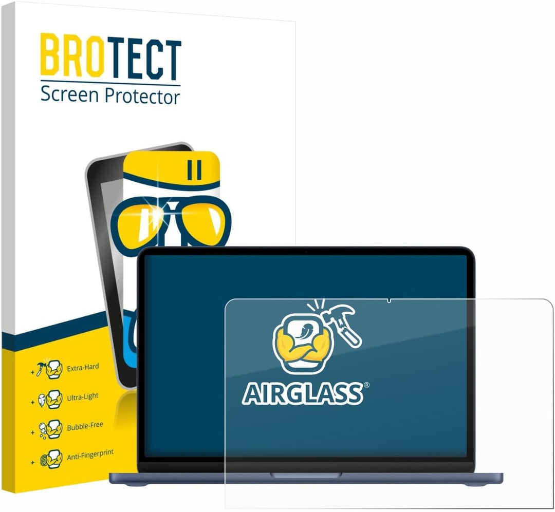 BROTECT Schutzglas für Apple MacBook Neo 13" 2026 Schutzfolie Panzer Folie Glas Displayschutz Made i