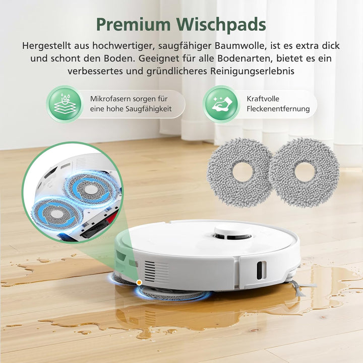 28 Stück Qrevo Curv Zubehör kompatibel mit Roborock Qrevo S5V/Edge S5A | Qrevo Curv/Curv s5x/ Rboter