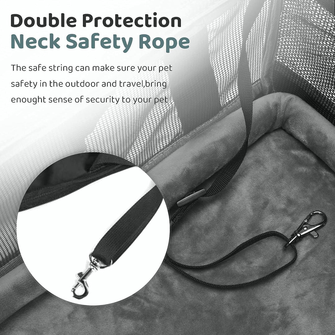 Wakytu Transportbox für Katze Hund, Transporttasche für Haustiere, Faltbare Hundetransportbox Katzen