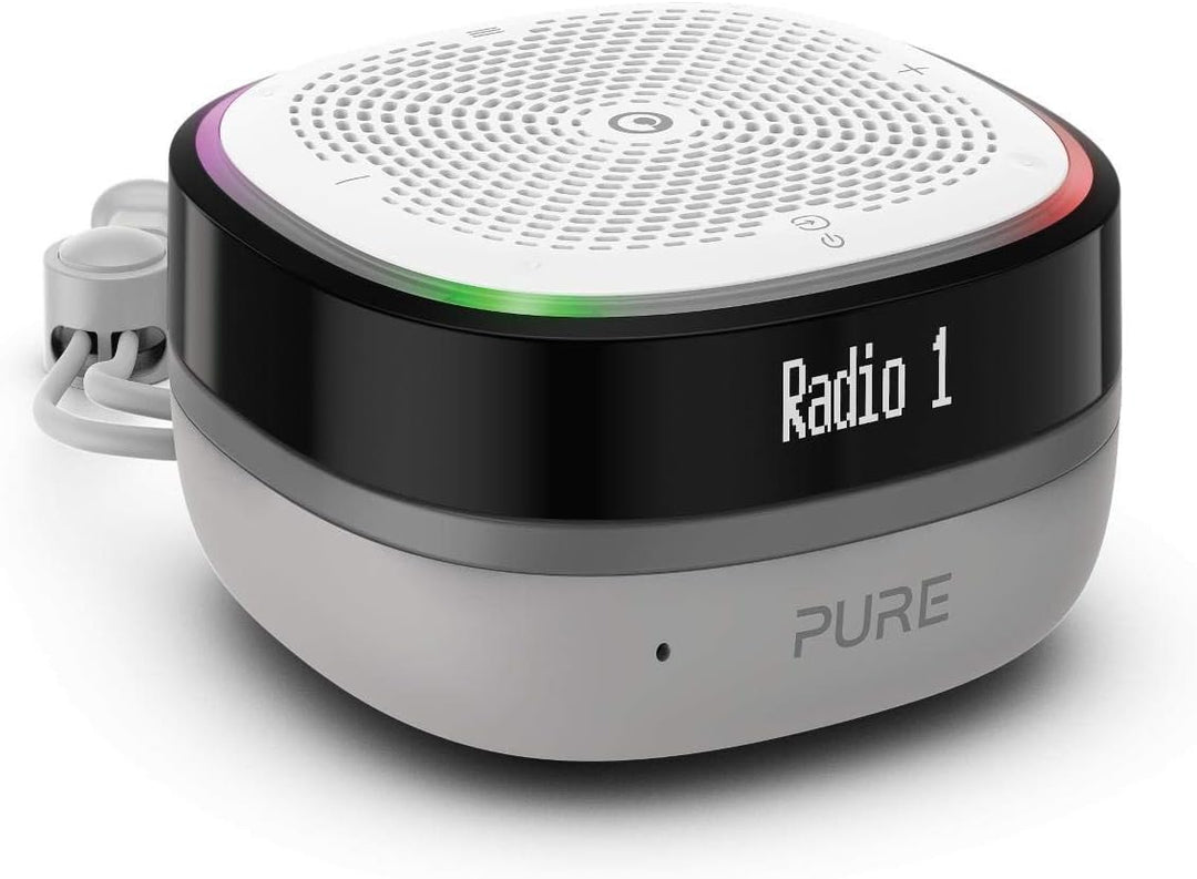 Pure StreamR Splash Outdoor DAB+/FM Smart Radio mit Alexa-Sprachsteuerung und Bluetooth (Wasserfest