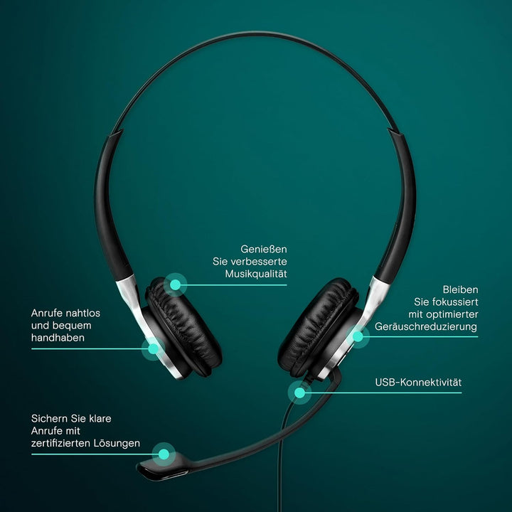IMPACT SC 660 USB ML Headset - Premium Verkabelte Kommunikation, Ultra-Geräuschunterdrückung, UC-Opt