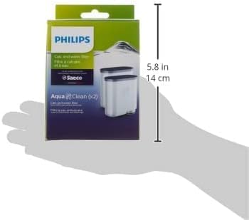 Philips Original Kalk- und Wasserfilter wie CA6903/01 - 2 AquaClean Filter, Kein Entkalken für bis z