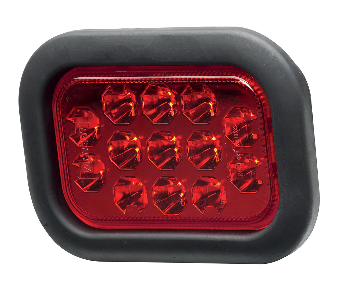 HELLA - Heckleuchte - Valuefit - LED - 12/24V - geschraubt/Einbau - Lichtscheibenfarbe: rot - Stecke