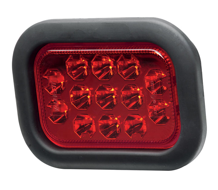 HELLA - Heckleuchte - Valuefit - LED - 12/24V - geschraubt/Einbau - Lichtscheibenfarbe: rot - Stecke