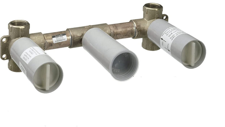 hansgrohe Grundkörper Unterputz für 3-Loch Waschtischarmatur, Wandmontage, Mehrfarbig