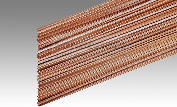 Kupferhartlot, Kupfer-Phosphor-Hartlot mit 5% Silberanteil, CP104, CuP 281, L-Ag5P Abm. 2,0 x 500mm