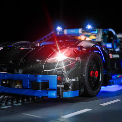 Led Licht Set Kompatibel mit Lego Porsche GT4 e-Performance Race Car (Kein Modell), Dekorationsbeleu