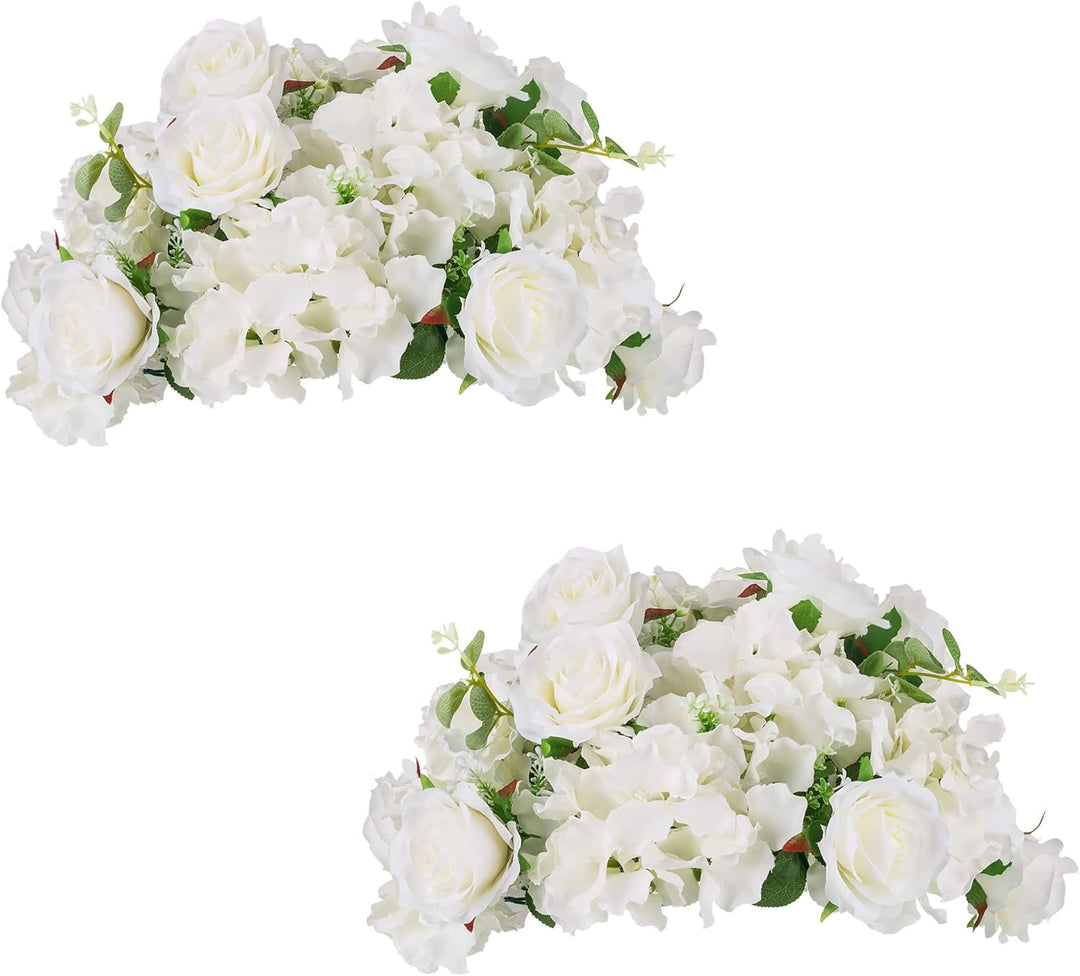 NUPTIO Blumenkugeln für Hochzeitstafeln 2 Künstliche Blumenkugeln mit 36cm Durchmesser Arrangement B