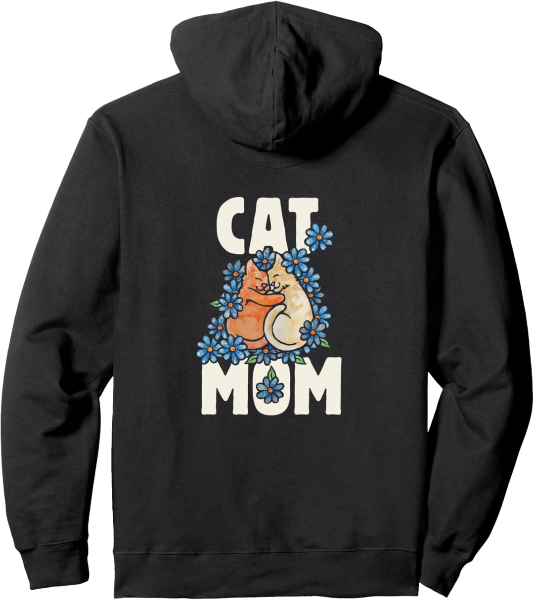 Worlds best cat mom Pullover Hoodie