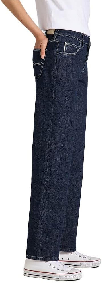 Lee Damen Jane Cuffed Jeans, Retro Rinse