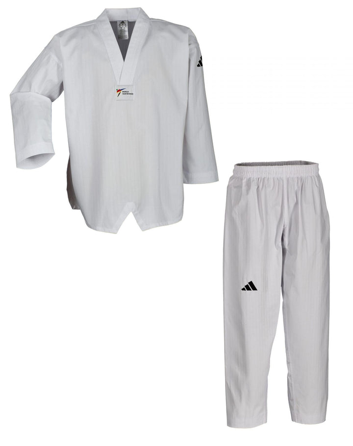 adidas Taekwondoanzug Champ II | Dobok mit neuem WT Logo | für Kinder und Erwachsene | Leicht und at