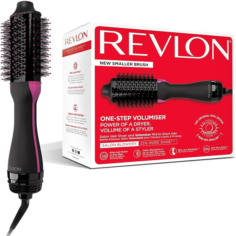 REVLON Salon One-Step Haartrockner und Volumiser für mittellange bis kurze Haare, RVDR5282UKE, kurze