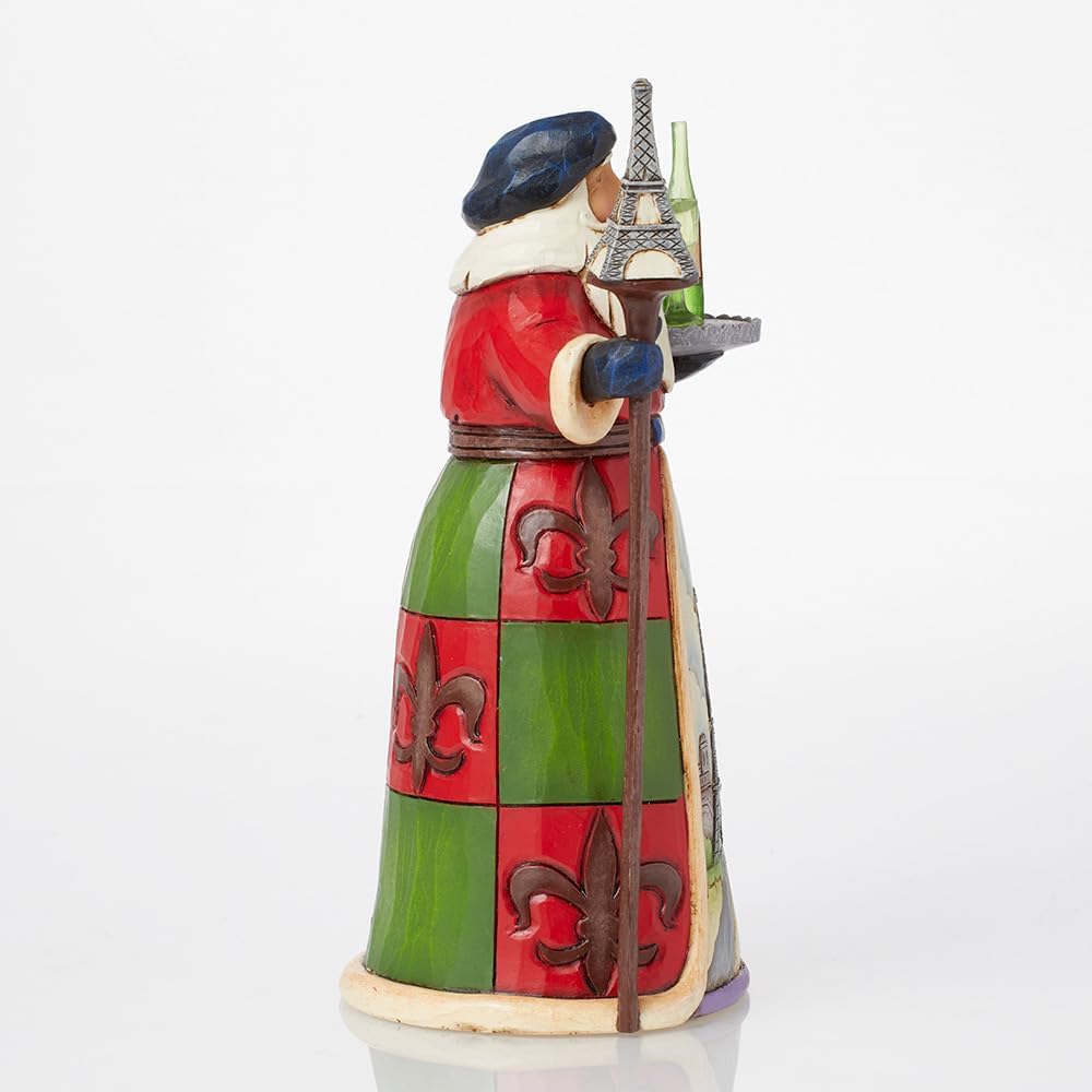 Enesco Jim Shore Heartwood Creek Figur, französischer Weihnachtsmann, Kunstharz, Französischer Weihn