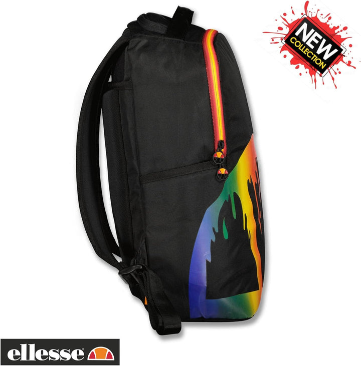 Ellesse Laptop-Rucksack, PC-Rucksack, Reiserucksack, Flugzeug, Handgepäck, Uni-Arbeit, wasserdicht,