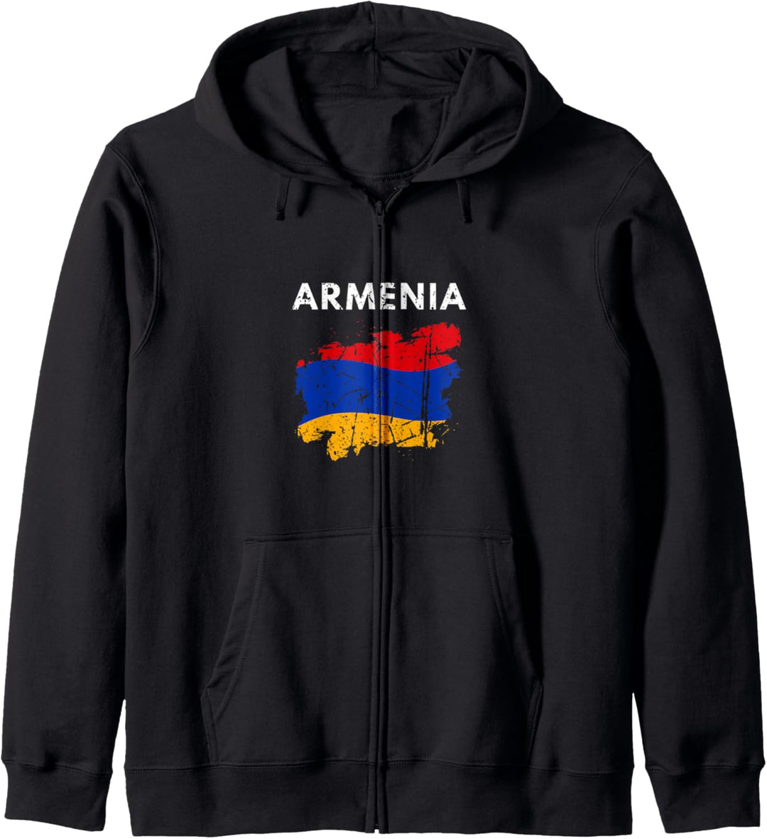Armenien Flagge Vintage Retro armenische Landkarte Geschenk Kapuzenjacke