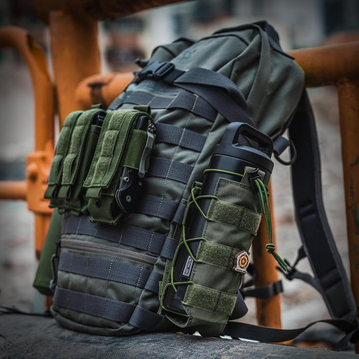 TACTICAL GEEK EXT11 Taktische Doppelmagazin-Tasche Klein Molle Tasche Organizer Seitentasche Pocket