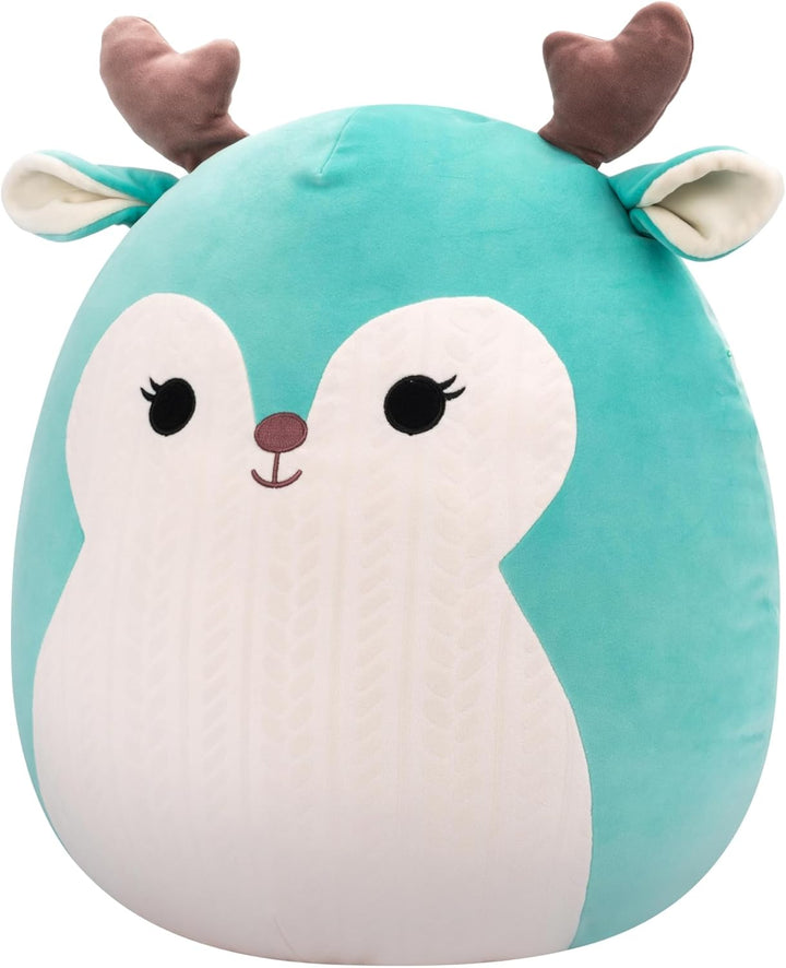 Squishmallows Squishmallow Plüschtier Lopsang, das Rehkitz 40 cm – Original Kuscheltiere