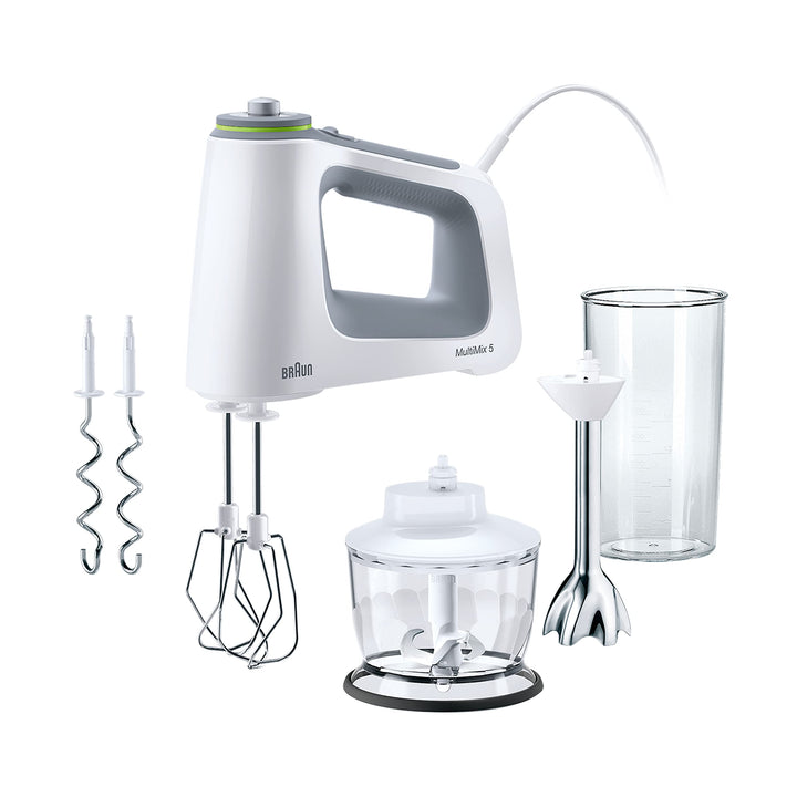 Braun MultiMix 5 HM 5137 Handmixer - Handrührgerät mit stufenloser Geschwindigkeitsregelung, 750 Wat
