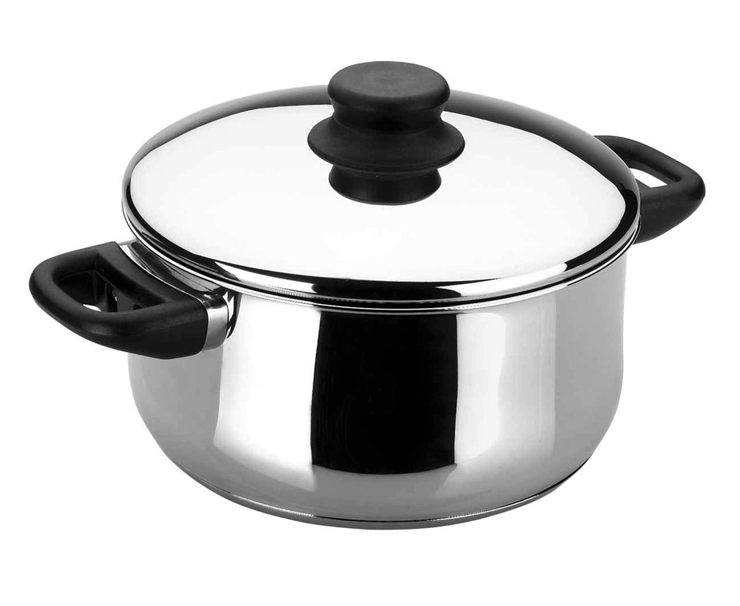 Lacor 14320 Garinox Bratentopf mit Deckel 20 cm 3 L