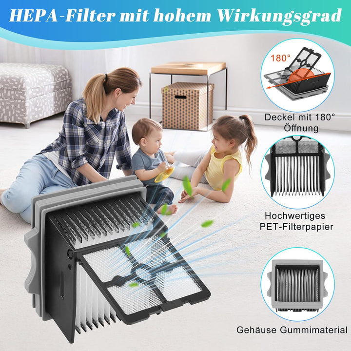 Zubehörset für Tineco Floor One Stretch S6/S7 Stretch Ultra/Switch S6 Nass und Trockensauger Ersatzt