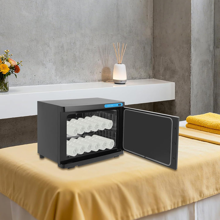 Handtuchwärmer 23L Elektrisch – Desinfektion &amp; Heizung bis 70°C – Robuster Handtücherwärmer aus Edel