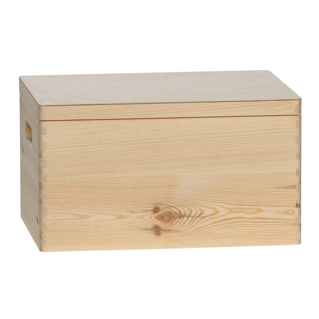 Bütic Allzweckkiste Holzbox Holzkiste stapelbar mit u. ohne Deckel Grössenauswahl Kiste mit Deckel 4