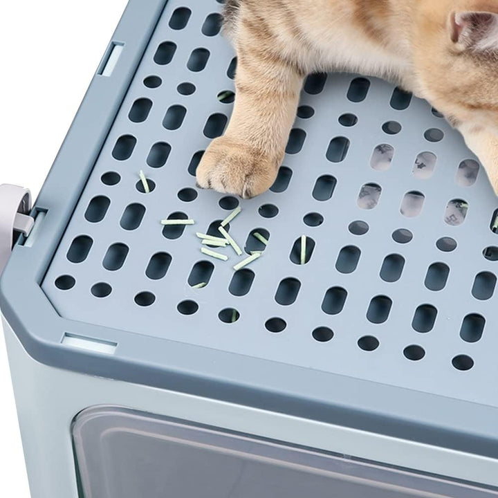 Katzentoilette gross Katzentoilette mit Deckel, grosse faltbare Katzentoilette mit Schublade und Sch