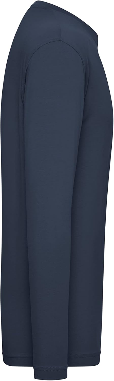 James & Nicholson Herren Bio Workwear Long-Stretch - Langarm Shirt aus Bio-Baumwolle mit Elasthan Na