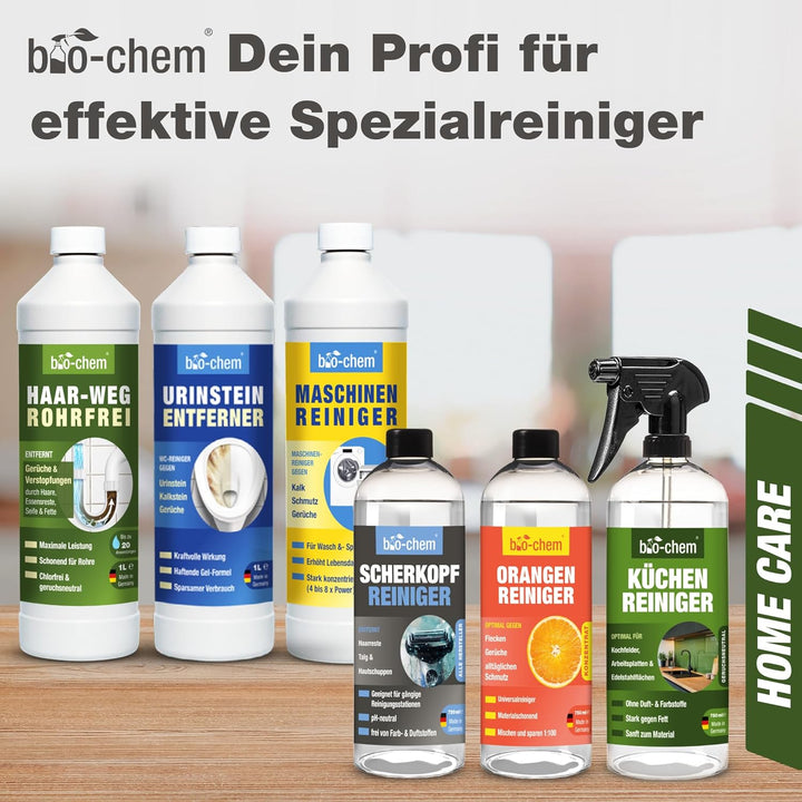 bio-chem Scherkopfreiniger Nachfüllflüssigkeit für Reinigungs-Kartuschen von Rasierer/Rasierapparat/