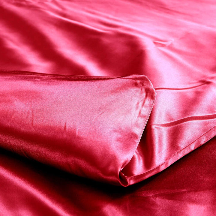 THXSILK Seidenbettwäsche Set 2 teilig, Bettbezug 135 x 200 cm und 40 x 80 cm Kissenbezug, Hypoallerg