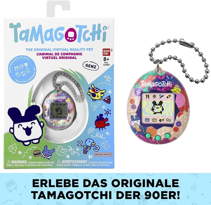Bandai - Tamagotchi - Original Tamagotchi - Tama Sewing - Elektronisches virtuelles Haustier mit Far