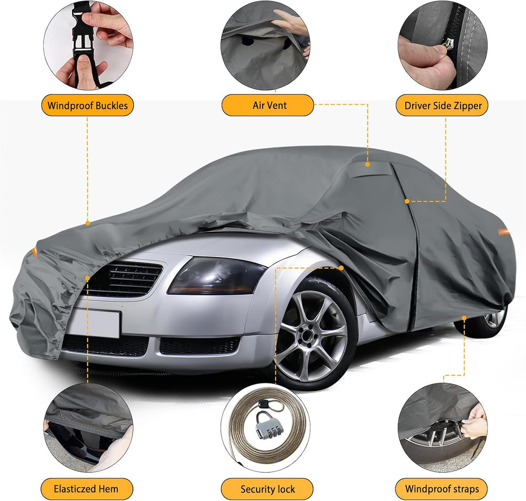 Autoabdeckung Wasserdicht für 1998-2006 Audi TT 8N, Vollgarage Autoplane 1998-2006 TT, 1998-2006 TT