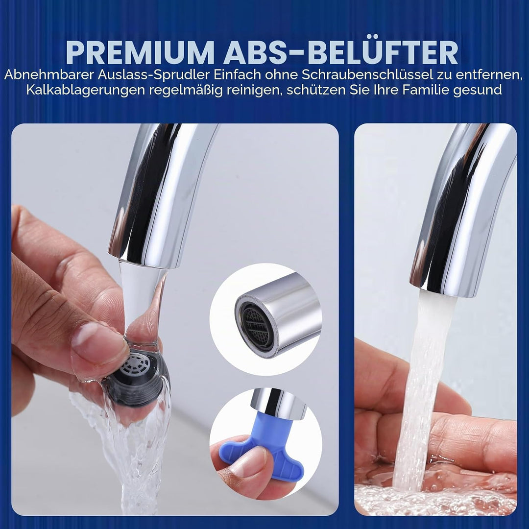 iVIGA Wasserhahn Sensor, Badarmatur Infrarot Sensor für Badezimmer Wasserhahn Bad Automatisch mit St