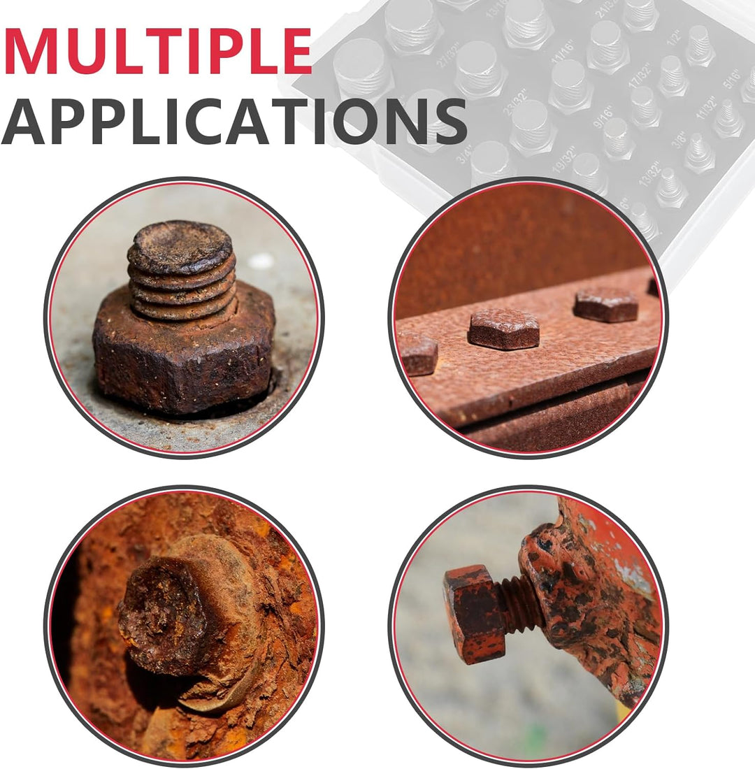 CPROSP 25tlg Schraubenausdreher Set Profi, Screw Extractor zum Entfernen Von Gebrochenen Bolzen, Sch