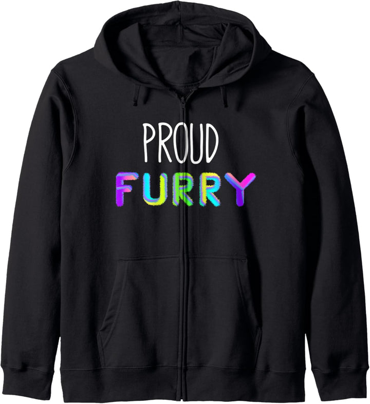 Proud Furry Fursuit Pride Regenbogenfell Cosplay Kostüm Kapuzenjacke