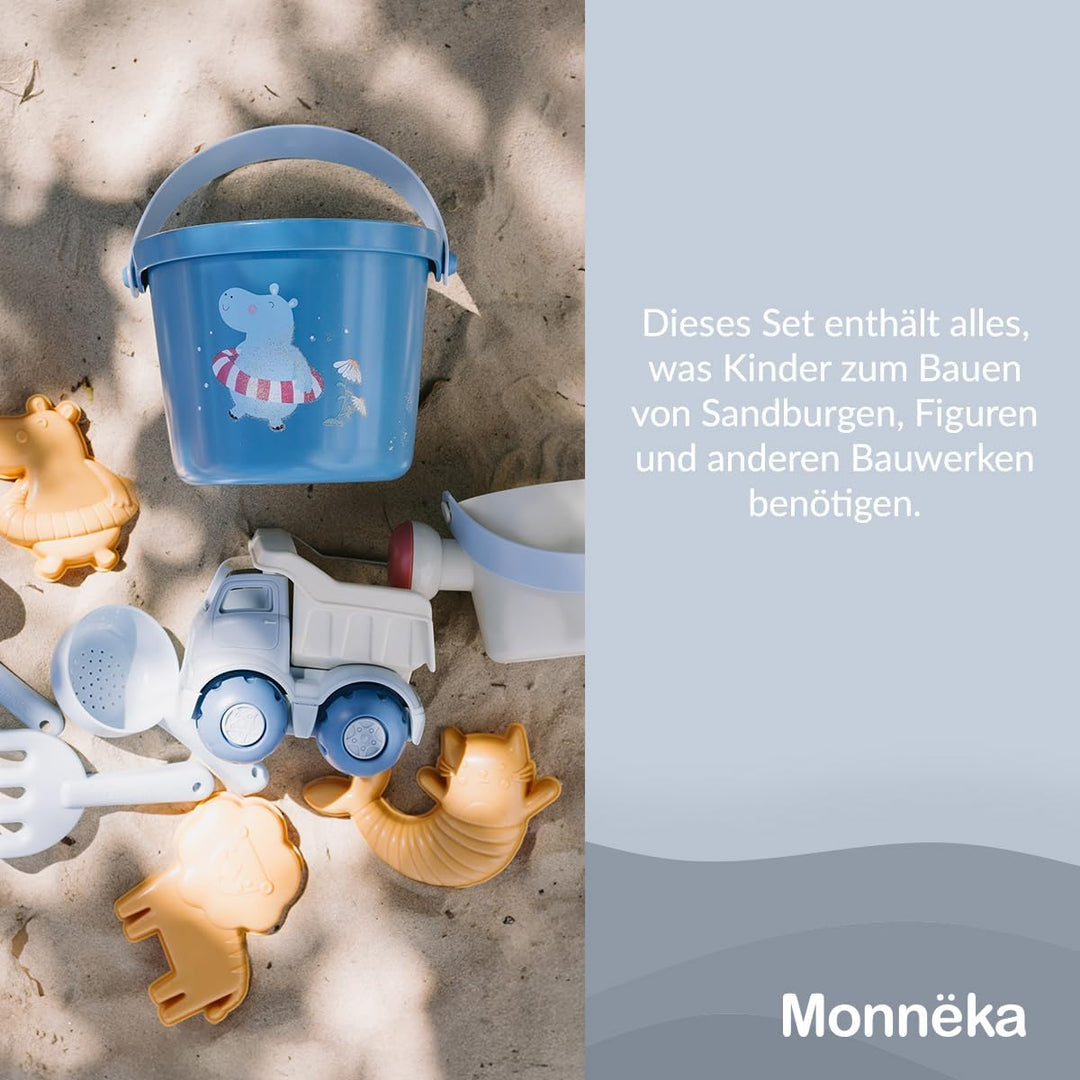Strandspielzeug Set | Nachhaltiges Sandspielzeug | Enthält Verschiedene Teile | Leicht und tragbar f