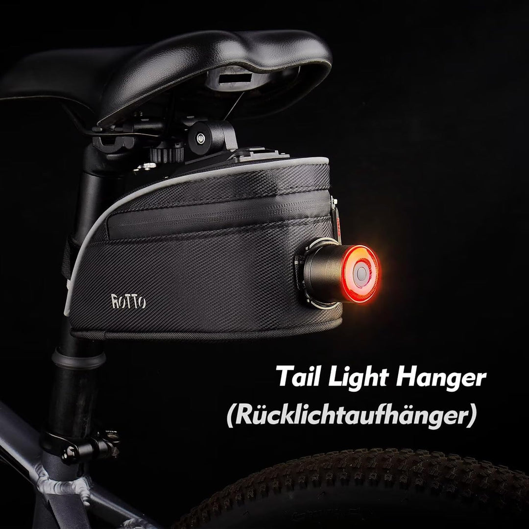 ROTTO Fahrrad Satteltasche Fahrradtasche Sattel mit Schnellspanner für Rennrad Mountainbike 1.5L