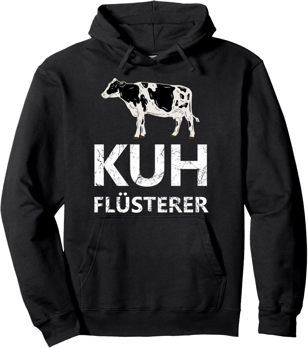 Kuhflüsterer Landwirt Milchbauer Rinder Kuh Kühe Bauernhof Pullover Hoodie
