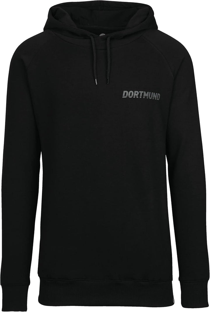 Borussia Dortmund Herren BVB Hoodie Schwarz Kapuzenpullover 3XL Schwarz, 3XL Schwarz