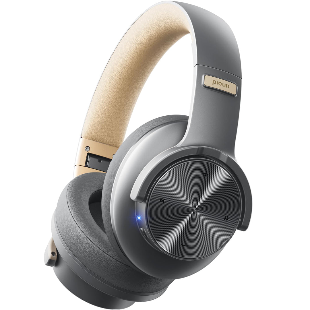 Picun B8 Bluetooth-Kopfhörer, 120H Spielzeit, kabellos, Bluetooth mit 3 EQ-Modi, niedrige Latenz, Fr