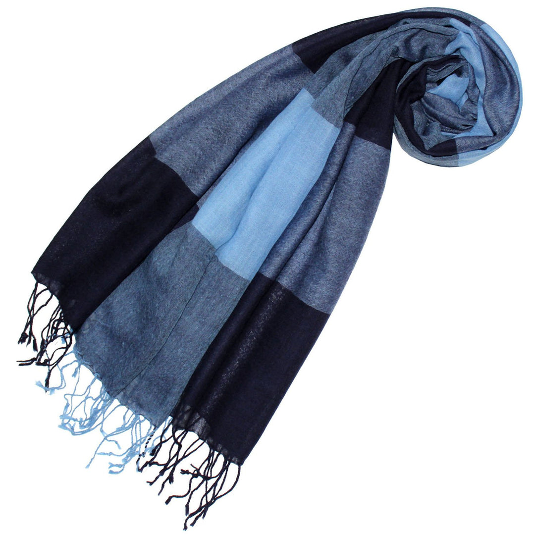 Lorenzo Cana Damen Pashmina Schal Schaltuch 50% Kaschmir 50% Wolle Stola Tuch Umschlagtuch Uni Damen