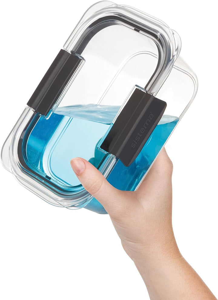 Sistema Brilliance auslaufsicheres Frischhaltedosen Set | schmutz- und geruchsabweisend | Dampflöche
