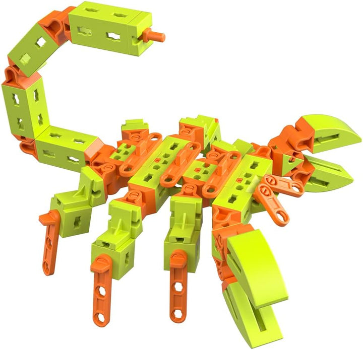 fischertechnik 563576 ADVANCED Animal Friends – Bausatz für Kinder ab 6 Jahren, Motorikspielzeug aus