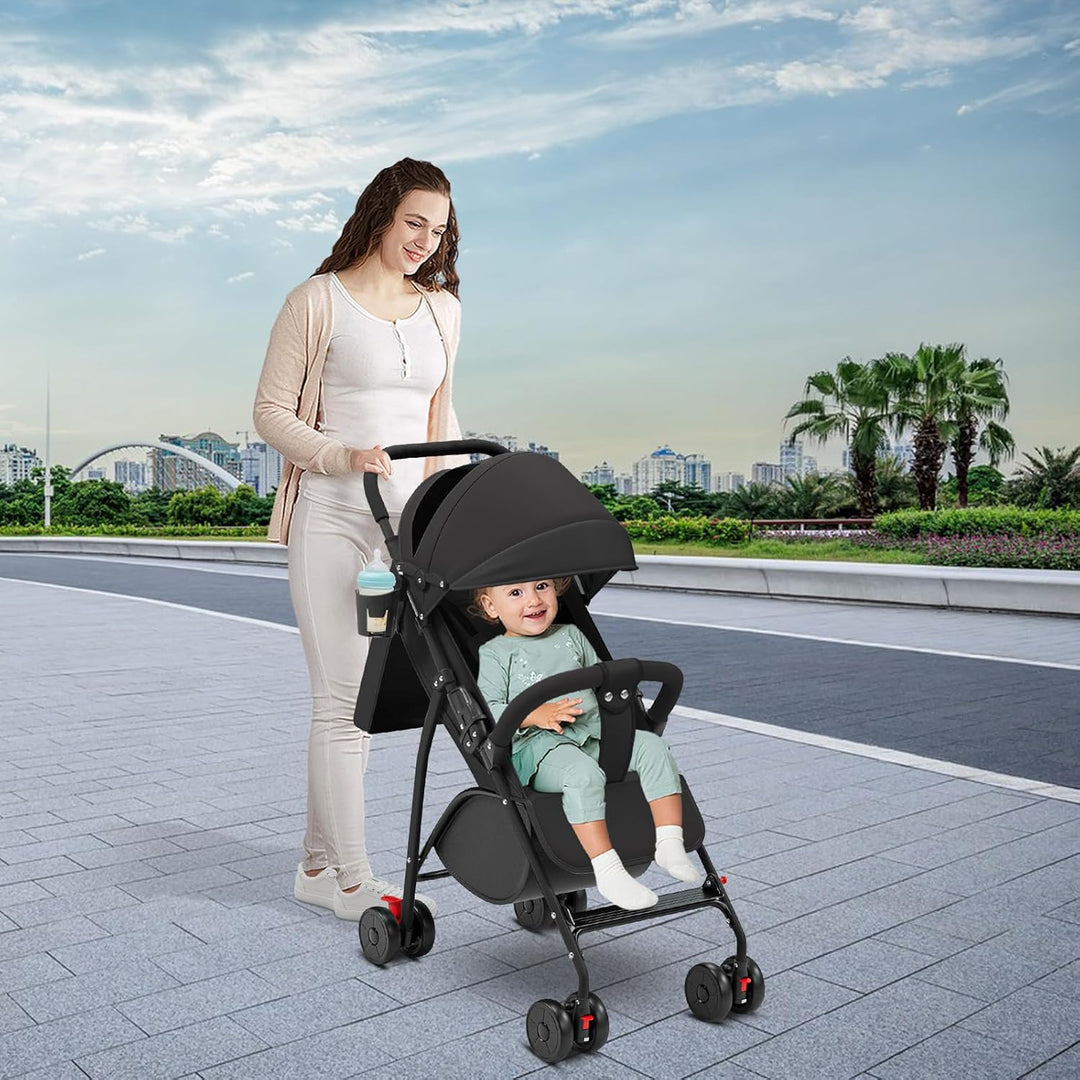 Buggy bis zu 10 kg von 6 Monaten bis 4 Jahren Schwenkbare 360° Räder Verstellbare Rückenlehne und Hö