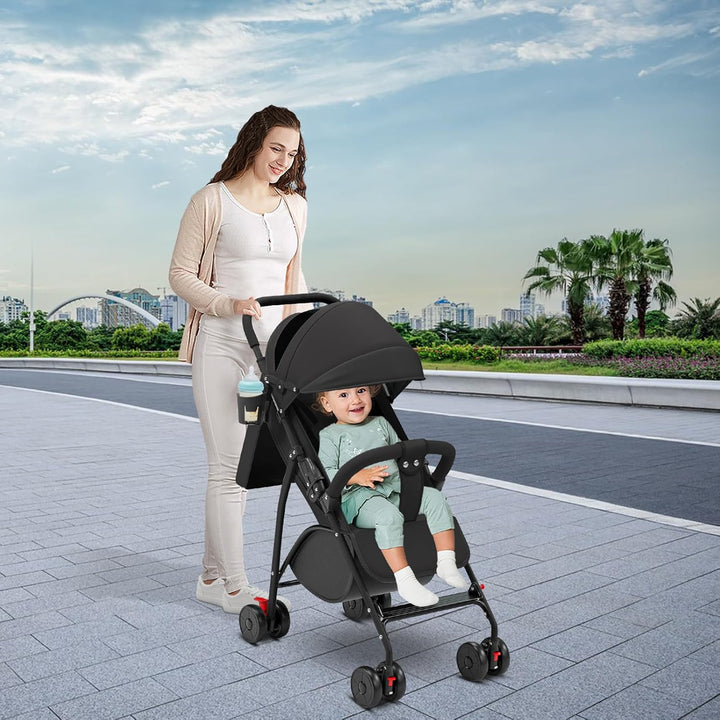 Buggy bis zu 10 kg von 6 Monaten bis 4 Jahren Schwenkbare 360° Räder Verstellbare Rückenlehne und Hö
