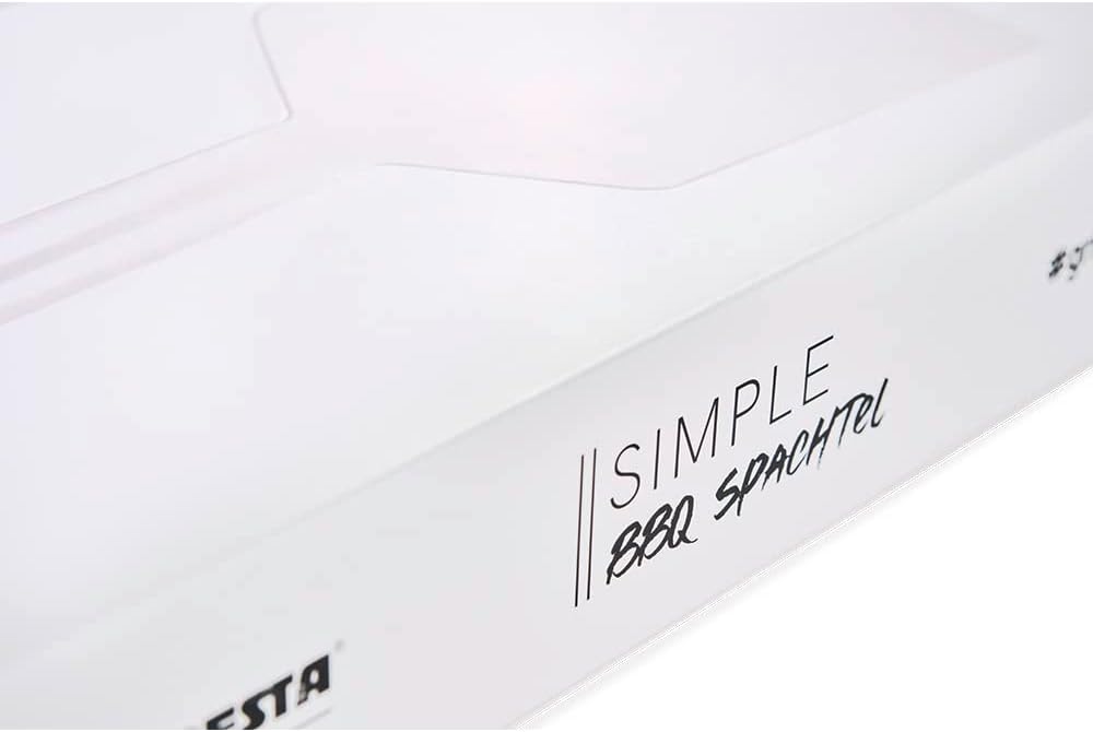 Moesta BBQ 19504 Simple BBQ Spachtel – 58 cm – aus Edelstahl für Feuerplatten-Grills – Barbecue Zube