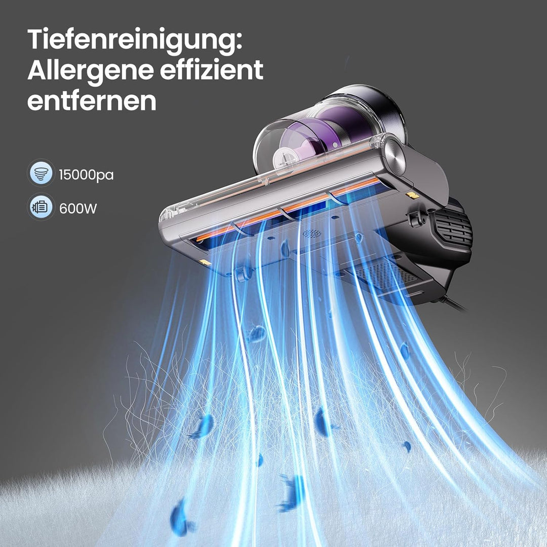 Jimmy BX8 Milbensauger für Matratzen mit UV-Licht & 65℃ Heissluft | Staubsensor, Negativ-Ionen-Funkt